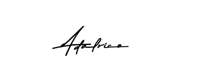 Asem Kandis PERSONAL USE is a professional signature style that is perfect for those who want to add a touch of class to their signature. It is also a great choice for those who want to make their signature more unique. Get Adalrico name to fancy signature for free. Adalrico signature style 9 images and pictures png