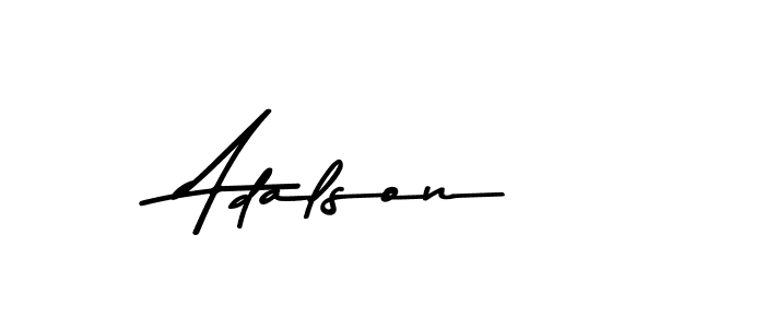 Make a beautiful signature design for name Adalson. With this signature (Asem Kandis PERSONAL USE) style, you can create a handwritten signature for free. Adalson signature style 9 images and pictures png