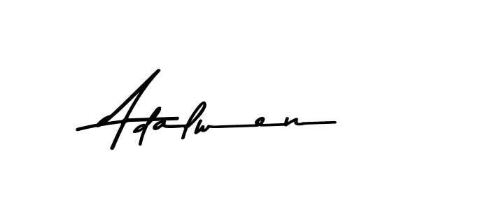 How to make Adalwen signature? Asem Kandis PERSONAL USE is a professional autograph style. Create handwritten signature for Adalwen name. Adalwen signature style 9 images and pictures png