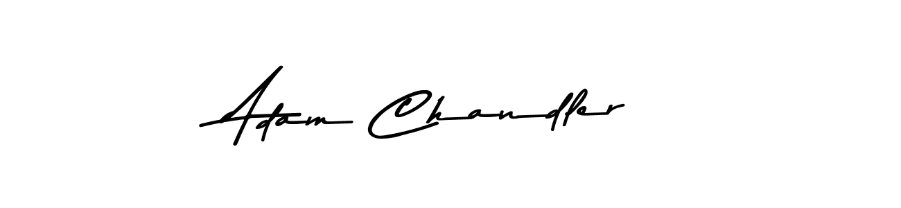 Make a beautiful signature design for name Adam Chandler. With this signature (Asem Kandis PERSONAL USE) style, you can create a handwritten signature for free. Adam Chandler signature style 9 images and pictures png