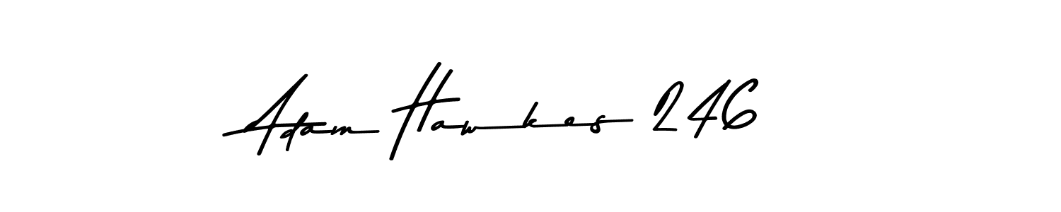 Adam Hawkes 246 stylish signature style. Best Handwritten Sign (Asem Kandis PERSONAL USE) for my name. Handwritten Signature Collection Ideas for my name Adam Hawkes 246. Adam Hawkes 246 signature style 9 images and pictures png