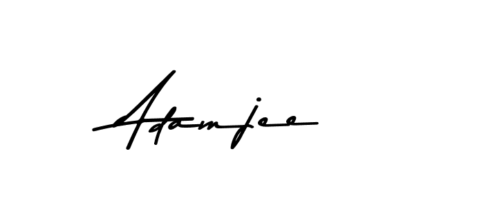 Create a beautiful signature design for name Adamjee. With this signature (Asem Kandis PERSONAL USE) fonts, you can make a handwritten signature for free. Adamjee signature style 9 images and pictures png