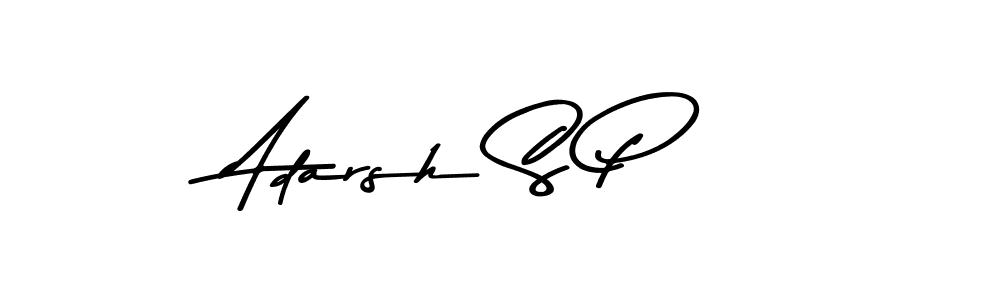 Design your own signature with our free online signature maker. With this signature software, you can create a handwritten (Asem Kandis PERSONAL USE) signature for name Adarsh S P. Adarsh S P signature style 9 images and pictures png
