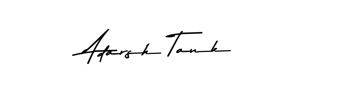 Adarsh Tank stylish signature style. Best Handwritten Sign (Asem Kandis PERSONAL USE) for my name. Handwritten Signature Collection Ideas for my name Adarsh Tank. Adarsh Tank signature style 9 images and pictures png