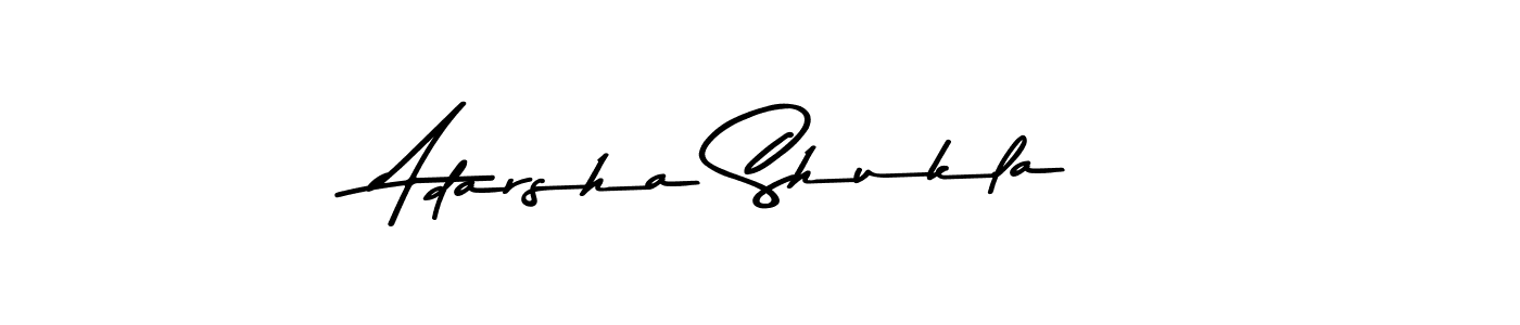 Adarsha Shukla stylish signature style. Best Handwritten Sign (Asem Kandis PERSONAL USE) for my name. Handwritten Signature Collection Ideas for my name Adarsha Shukla. Adarsha Shukla signature style 9 images and pictures png