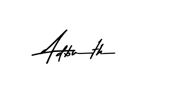 You should practise on your own different ways (Asem Kandis PERSONAL USE) to write your name (Adbuth) in signature. don't let someone else do it for you. Adbuth signature style 9 images and pictures png