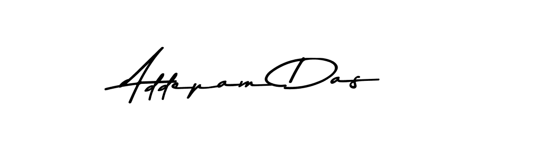 Make a beautiful signature design for name Addepam Das. With this signature (Asem Kandis PERSONAL USE) style, you can create a handwritten signature for free. Addepam Das signature style 9 images and pictures png