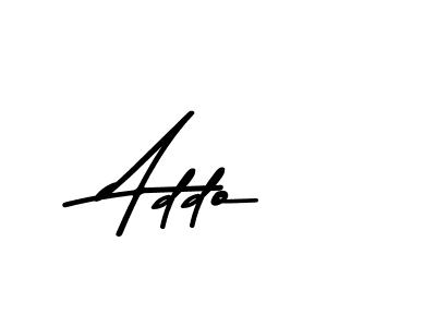 Design your own signature with our free online signature maker. With this signature software, you can create a handwritten (Asem Kandis PERSONAL USE) signature for name Addo. Addo signature style 9 images and pictures png