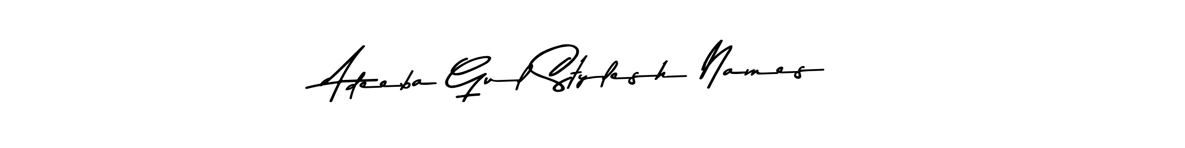 Also You can easily find your signature by using the search form. We will create Adeeba Gul Stylesh Names name handwritten signature images for you free of cost using Asem Kandis PERSONAL USE sign style. Adeeba Gul Stylesh Names signature style 9 images and pictures png