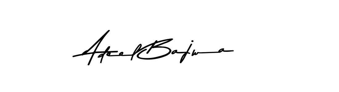 The best way (Asem Kandis PERSONAL USE) to make a short signature is to pick only two or three words in your name. The name Adeel Bajwa include a total of six letters. For converting this name. Adeel Bajwa signature style 9 images and pictures png