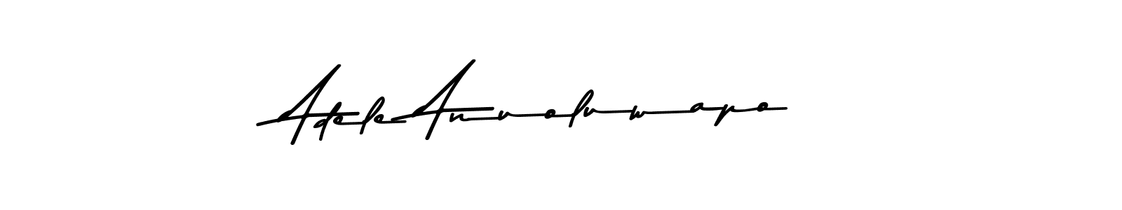 This is the best signature style for the Adele Anuoluwapo name. Also you like these signature font (Asem Kandis PERSONAL USE). Mix name signature. Adele Anuoluwapo signature style 9 images and pictures png