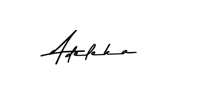 Make a beautiful signature design for name Adeleka. Use this online signature maker to create a handwritten signature for free. Adeleka signature style 9 images and pictures png