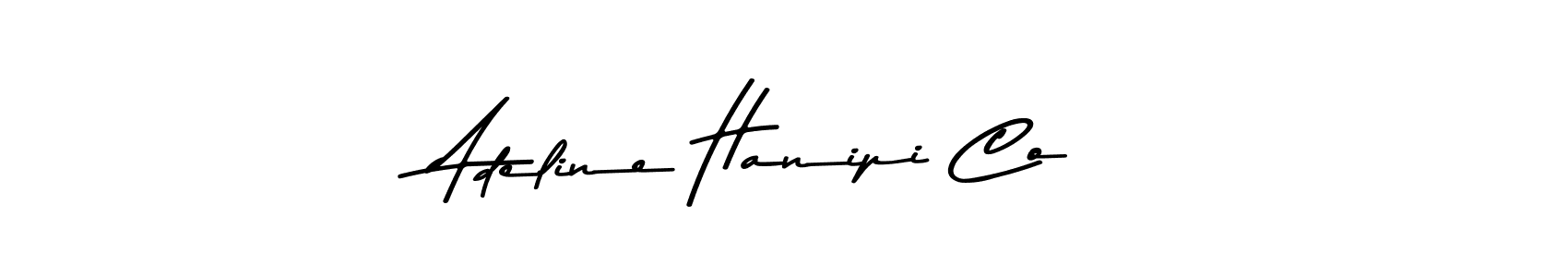 The best way (Asem Kandis PERSONAL USE) to make a short signature is to pick only two or three words in your name. The name Adeline Hanipi Co include a total of six letters. For converting this name. Adeline Hanipi Co signature style 9 images and pictures png