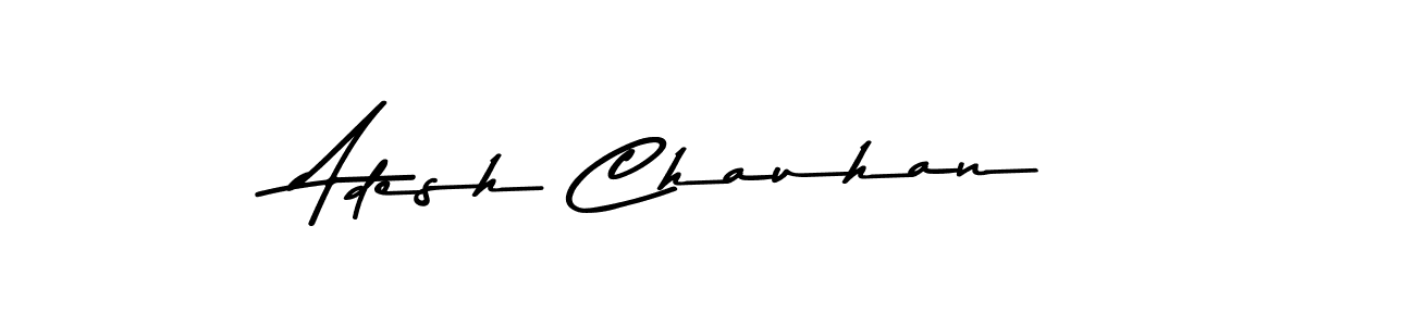 Make a beautiful signature design for name Adesh Chauhan. Use this online signature maker to create a handwritten signature for free. Adesh Chauhan signature style 9 images and pictures png