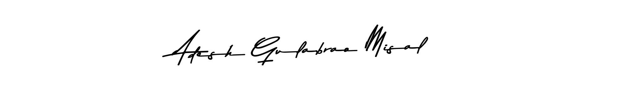 Adesh Gulabrao Misal stylish signature style. Best Handwritten Sign (Asem Kandis PERSONAL USE) for my name. Handwritten Signature Collection Ideas for my name Adesh Gulabrao Misal. Adesh Gulabrao Misal signature style 9 images and pictures png