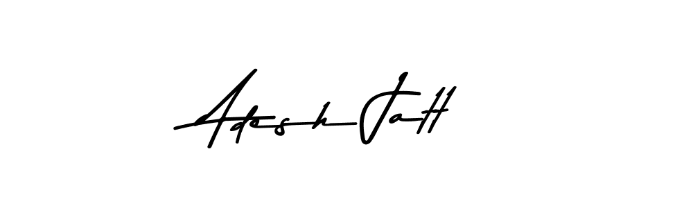 Use a signature maker to create a handwritten signature online. With this signature software, you can design (Asem Kandis PERSONAL USE) your own signature for name Adesh Jatt. Adesh Jatt signature style 9 images and pictures png