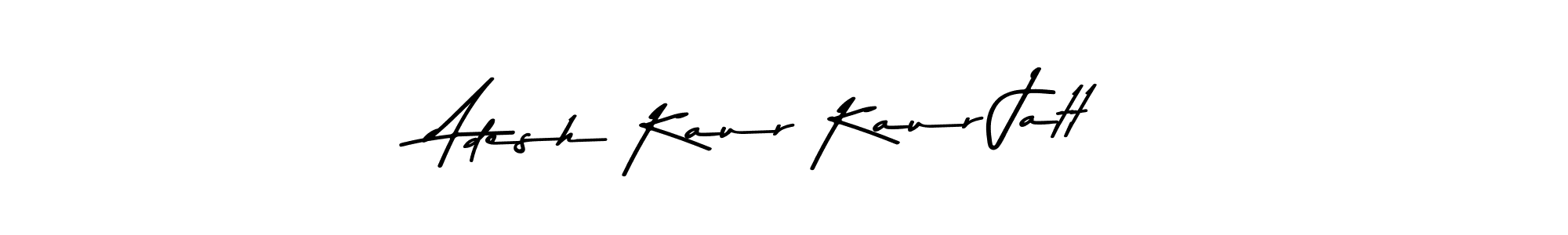 Adesh Kaur Kaur Jatt stylish signature style. Best Handwritten Sign (Asem Kandis PERSONAL USE) for my name. Handwritten Signature Collection Ideas for my name Adesh Kaur Kaur Jatt. Adesh Kaur Kaur Jatt signature style 9 images and pictures png