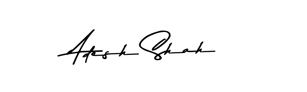 Asem Kandis PERSONAL USE is a professional signature style that is perfect for those who want to add a touch of class to their signature. It is also a great choice for those who want to make their signature more unique. Get Adesh Shah name to fancy signature for free. Adesh Shah signature style 9 images and pictures png