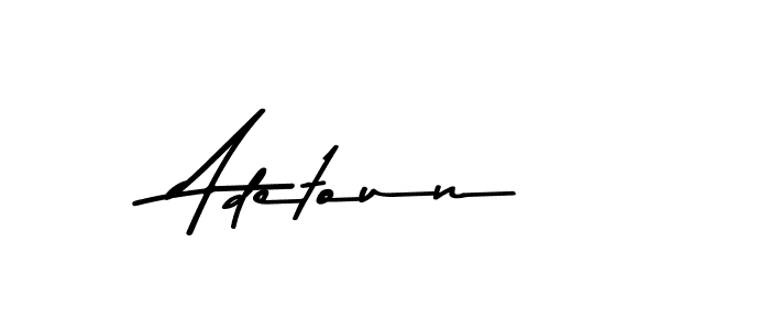 Also You can easily find your signature by using the search form. We will create Adetoun name handwritten signature images for you free of cost using Asem Kandis PERSONAL USE sign style. Adetoun signature style 9 images and pictures png