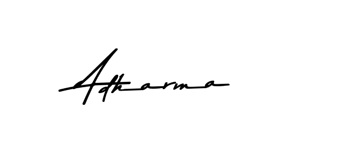 Also we have Adharma name is the best signature style. Create professional handwritten signature collection using Asem Kandis PERSONAL USE autograph style. Adharma signature style 9 images and pictures png