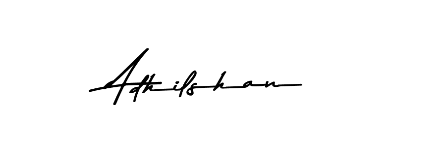 How to make Adhilshan signature? Asem Kandis PERSONAL USE is a professional autograph style. Create handwritten signature for Adhilshan name. Adhilshan signature style 9 images and pictures png