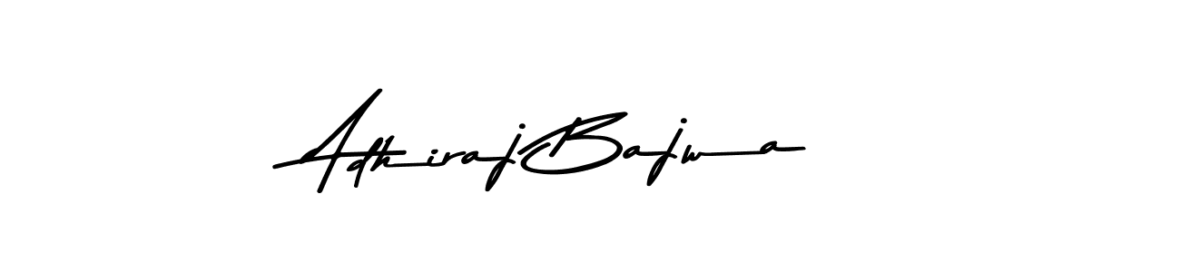 Design your own signature with our free online signature maker. With this signature software, you can create a handwritten (Asem Kandis PERSONAL USE) signature for name Adhiraj Bajwa. Adhiraj Bajwa signature style 9 images and pictures png