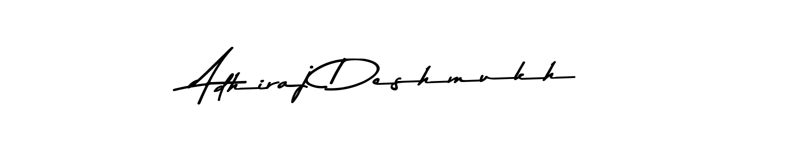 This is the best signature style for the Adhiraj Deshmukh name. Also you like these signature font (Asem Kandis PERSONAL USE). Mix name signature. Adhiraj Deshmukh signature style 9 images and pictures png