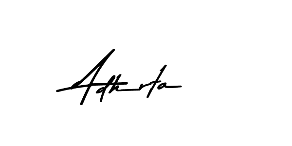 You can use this online signature creator to create a handwritten signature for the name Adhrta. This is the best online autograph maker. Adhrta signature style 9 images and pictures png