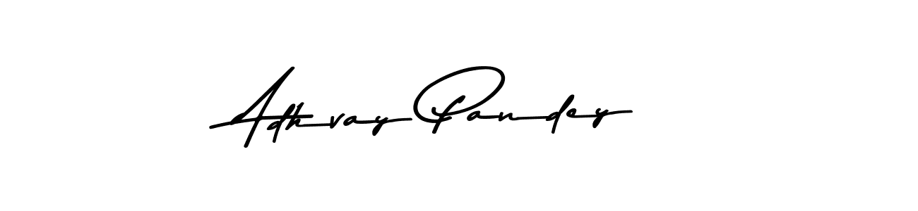 Create a beautiful signature design for name Adhvay Pandey. With this signature (Asem Kandis PERSONAL USE) fonts, you can make a handwritten signature for free. Adhvay Pandey signature style 9 images and pictures png