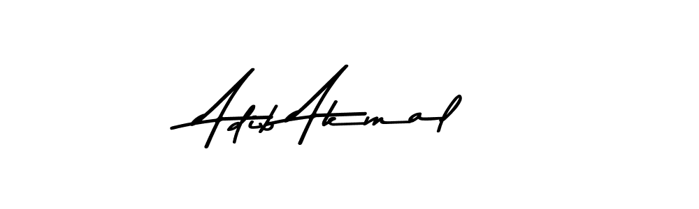 Use a signature maker to create a handwritten signature online. With this signature software, you can design (Asem Kandis PERSONAL USE) your own signature for name Adib Akmal. Adib Akmal signature style 9 images and pictures png