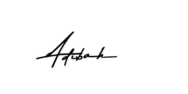 Design your own signature with our free online signature maker. With this signature software, you can create a handwritten (Asem Kandis PERSONAL USE) signature for name Adibah. Adibah signature style 9 images and pictures png