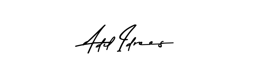 Design your own signature with our free online signature maker. With this signature software, you can create a handwritten (Asem Kandis PERSONAL USE) signature for name Adil Idrees. Adil Idrees signature style 9 images and pictures png