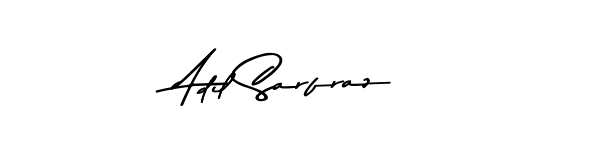 Design your own signature with our free online signature maker. With this signature software, you can create a handwritten (Asem Kandis PERSONAL USE) signature for name Adil Sarfraz. Adil Sarfraz signature style 9 images and pictures png