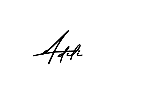 Create a beautiful signature design for name Adili. With this signature (Asem Kandis PERSONAL USE) fonts, you can make a handwritten signature for free. Adili signature style 9 images and pictures png