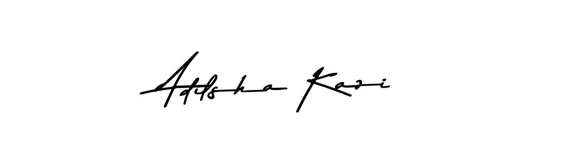 Similarly Asem Kandis PERSONAL USE is the best handwritten signature design. Signature creator online .You can use it as an online autograph creator for name Adilsha Kazi. Adilsha Kazi signature style 9 images and pictures png