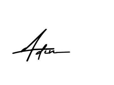 You should practise on your own different ways (Asem Kandis PERSONAL USE) to write your name (Adin) in signature. don't let someone else do it for you. Adin signature style 9 images and pictures png