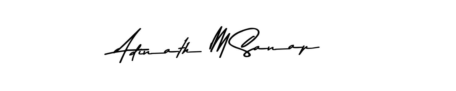 This is the best signature style for the Adinath M Sanap name. Also you like these signature font (Asem Kandis PERSONAL USE). Mix name signature. Adinath M Sanap signature style 9 images and pictures png