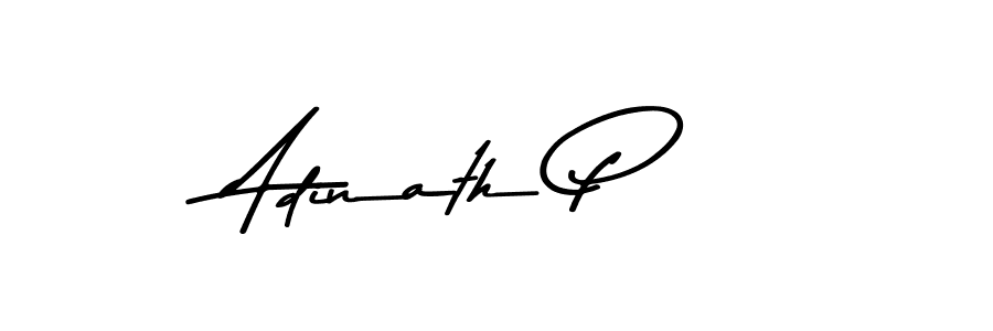 Design your own signature with our free online signature maker. With this signature software, you can create a handwritten (Asem Kandis PERSONAL USE) signature for name Adinath P. Adinath P signature style 9 images and pictures png