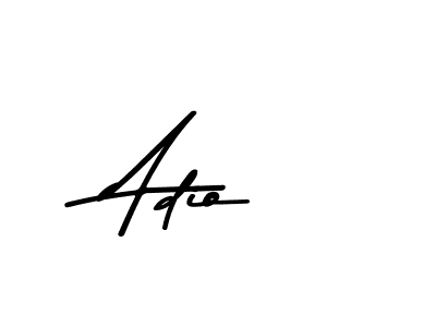 Also we have Adio name is the best signature style. Create professional handwritten signature collection using Asem Kandis PERSONAL USE autograph style. Adio signature style 9 images and pictures png