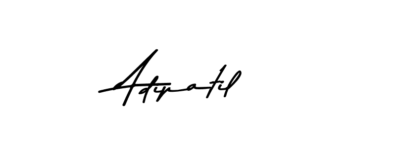 Use a signature maker to create a handwritten signature online. With this signature software, you can design (Asem Kandis PERSONAL USE) your own signature for name Adipatil. Adipatil signature style 9 images and pictures png