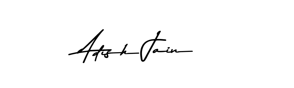 Make a beautiful signature design for name Adish Jain. With this signature (Asem Kandis PERSONAL USE) style, you can create a handwritten signature for free. Adish Jain signature style 9 images and pictures png