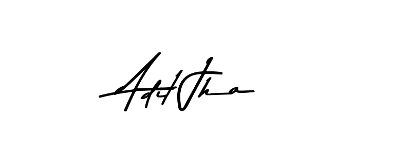 Design your own signature with our free online signature maker. With this signature software, you can create a handwritten (Asem Kandis PERSONAL USE) signature for name Adit Jha. Adit Jha signature style 9 images and pictures png