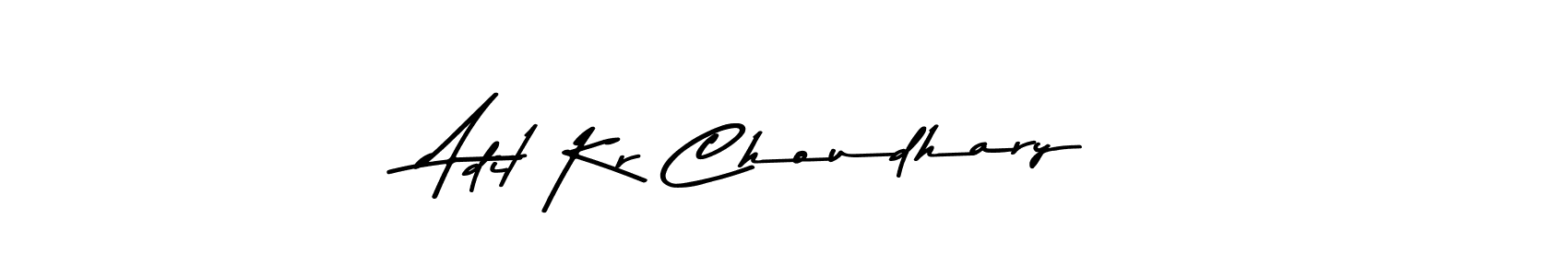 Design your own signature with our free online signature maker. With this signature software, you can create a handwritten (Asem Kandis PERSONAL USE) signature for name Adit Kr Choudhary. Adit Kr Choudhary signature style 9 images and pictures png