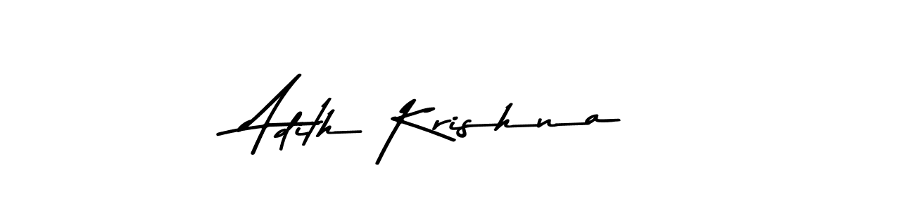 The best way (Asem Kandis PERSONAL USE) to make a short signature is to pick only two or three words in your name. The name Adith Krishna include a total of six letters. For converting this name. Adith Krishna signature style 9 images and pictures png