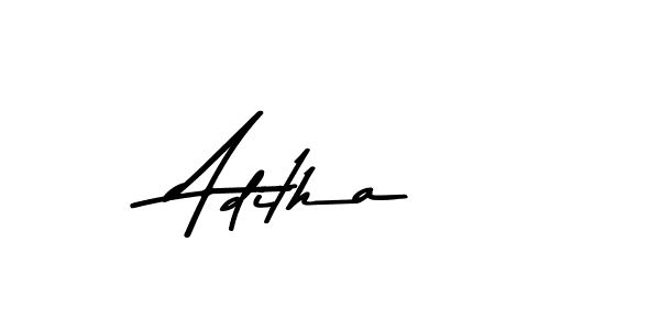 How to make Aditha signature? Asem Kandis PERSONAL USE is a professional autograph style. Create handwritten signature for Aditha name. Aditha signature style 9 images and pictures png