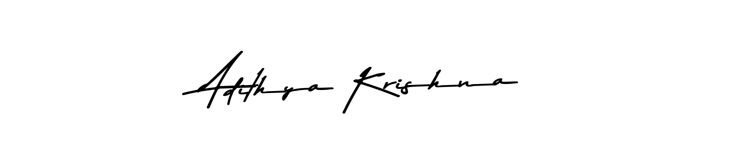 Adithya Krishna stylish signature style. Best Handwritten Sign (Asem Kandis PERSONAL USE) for my name. Handwritten Signature Collection Ideas for my name Adithya Krishna. Adithya Krishna signature style 9 images and pictures png