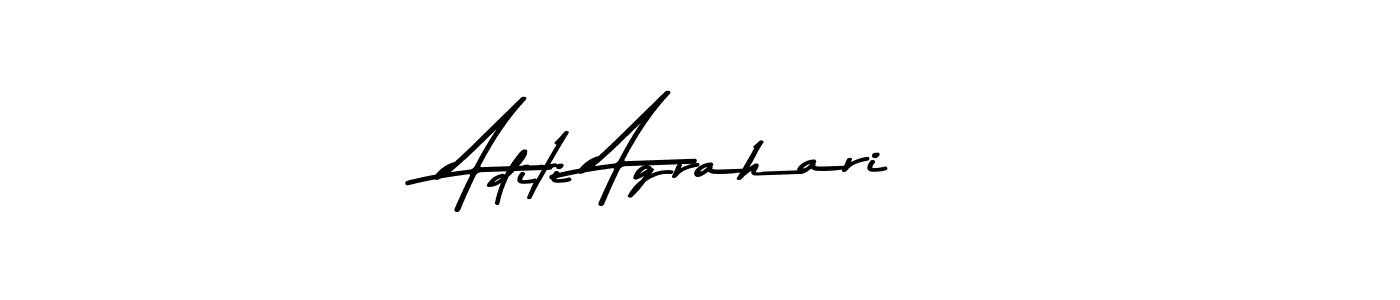 Design your own signature with our free online signature maker. With this signature software, you can create a handwritten (Asem Kandis PERSONAL USE) signature for name Aditi Agrahari. Aditi Agrahari signature style 9 images and pictures png