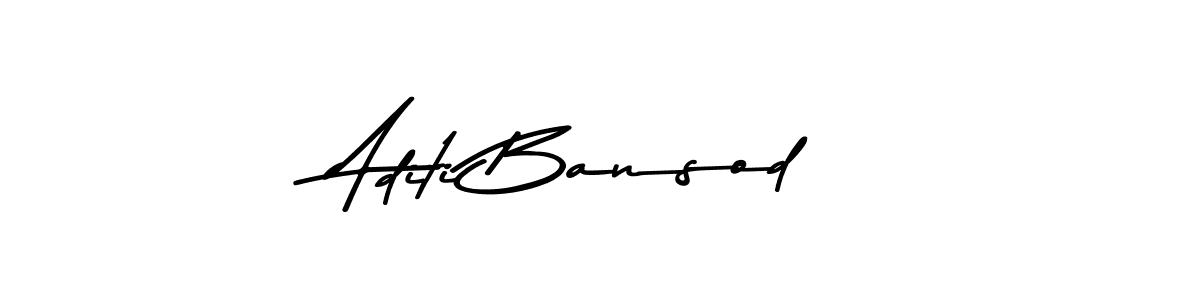 You should practise on your own different ways (Asem Kandis PERSONAL USE) to write your name (Aditi Bansod) in signature. don't let someone else do it for you. Aditi Bansod signature style 9 images and pictures png