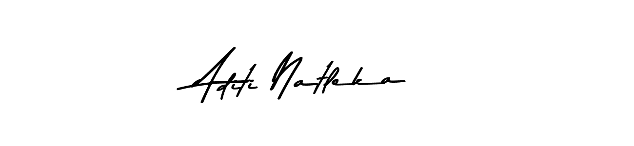 Asem Kandis PERSONAL USE is a professional signature style that is perfect for those who want to add a touch of class to their signature. It is also a great choice for those who want to make their signature more unique. Get Aditi Natleka name to fancy signature for free. Aditi Natleka signature style 9 images and pictures png