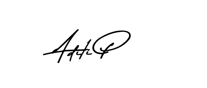 Design your own signature with our free online signature maker. With this signature software, you can create a handwritten (Asem Kandis PERSONAL USE) signature for name Aditi P. Aditi P signature style 9 images and pictures png